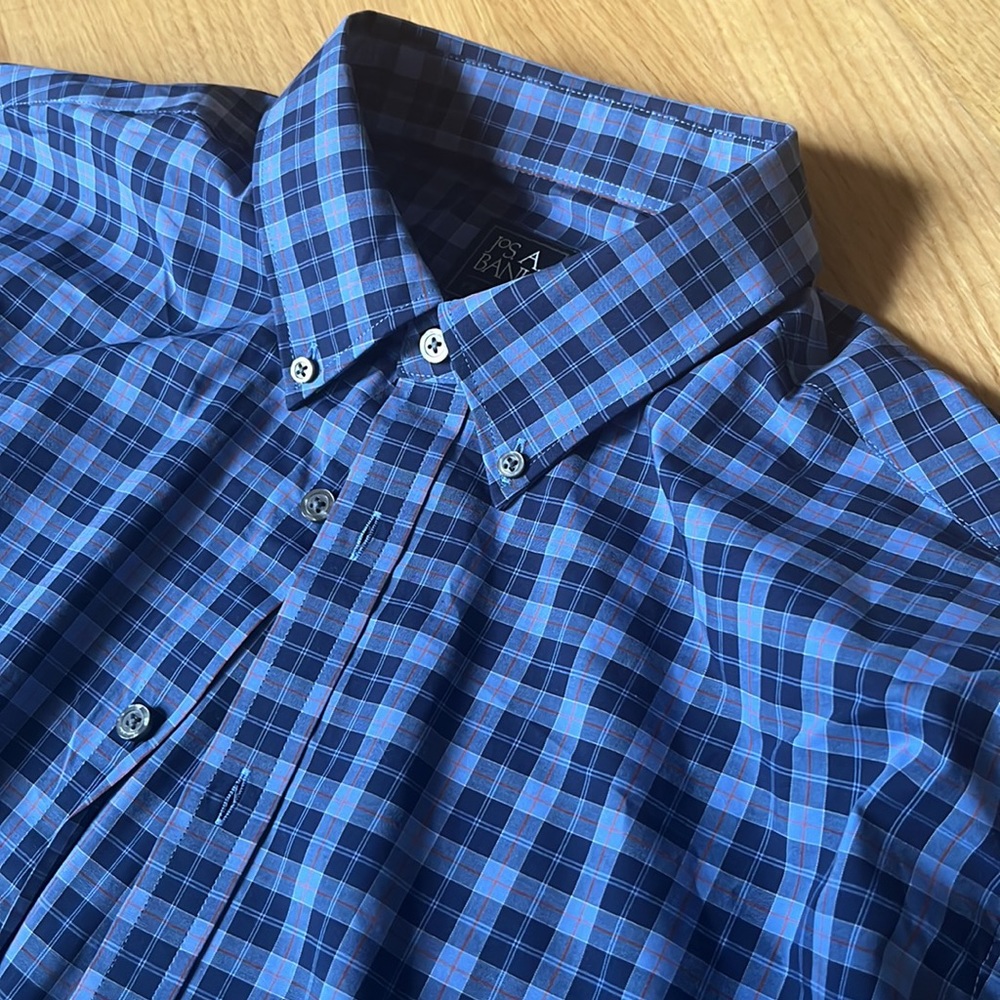 NWOT - Jos A Bank - Travel Tech Work Shirt - XL